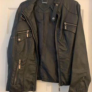 Faux Leather Jacket, Juniors